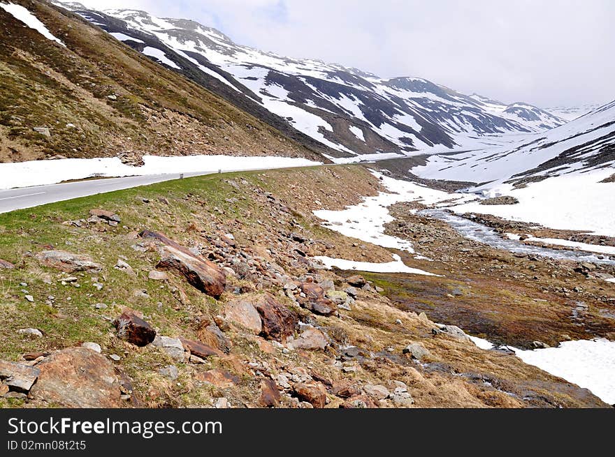 High Alpine Road, Timmelsjoch, Austria