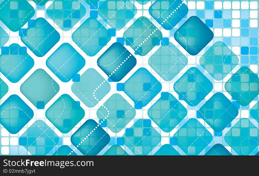 Abstract vivid blue background