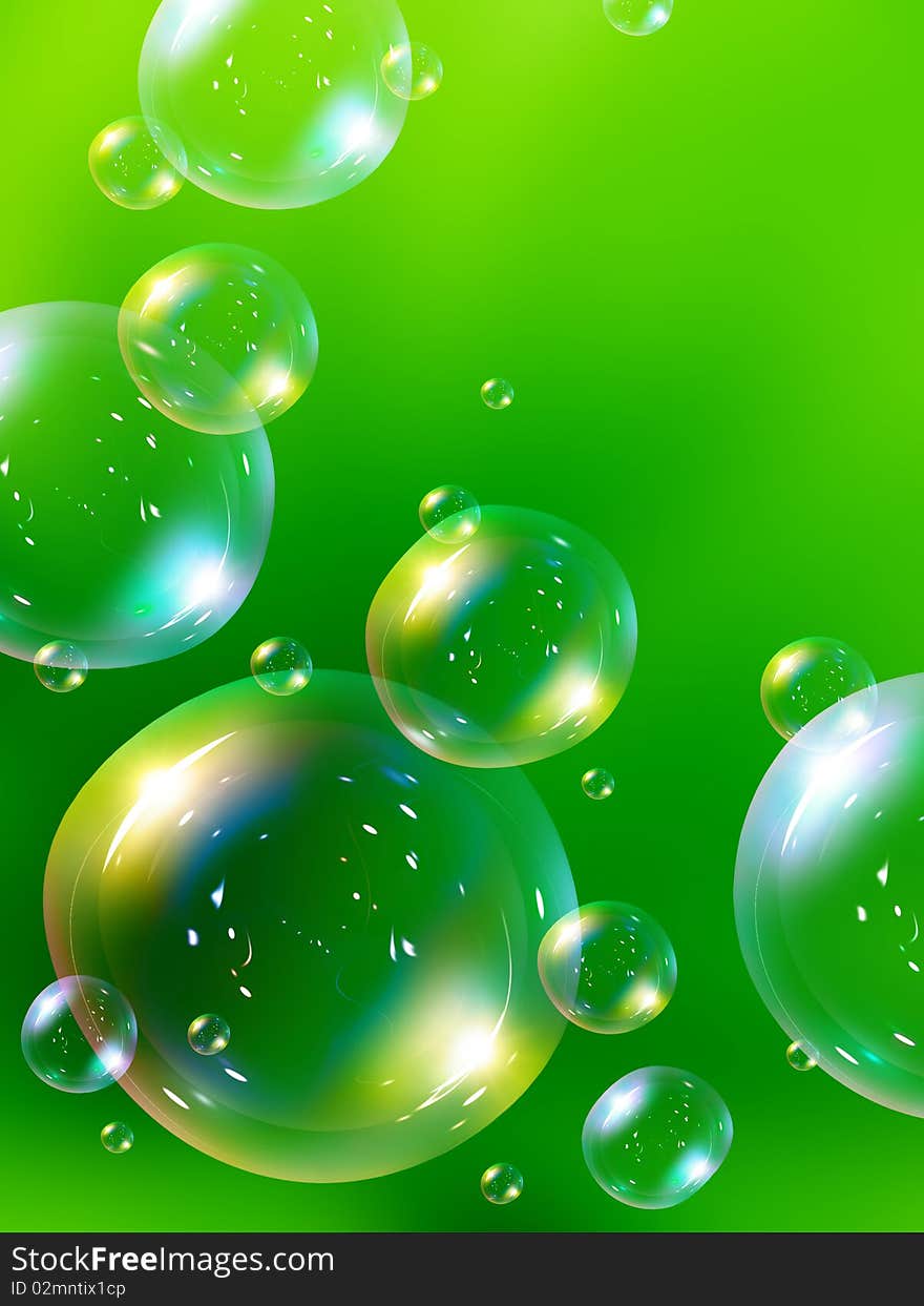 Soap bubbles.