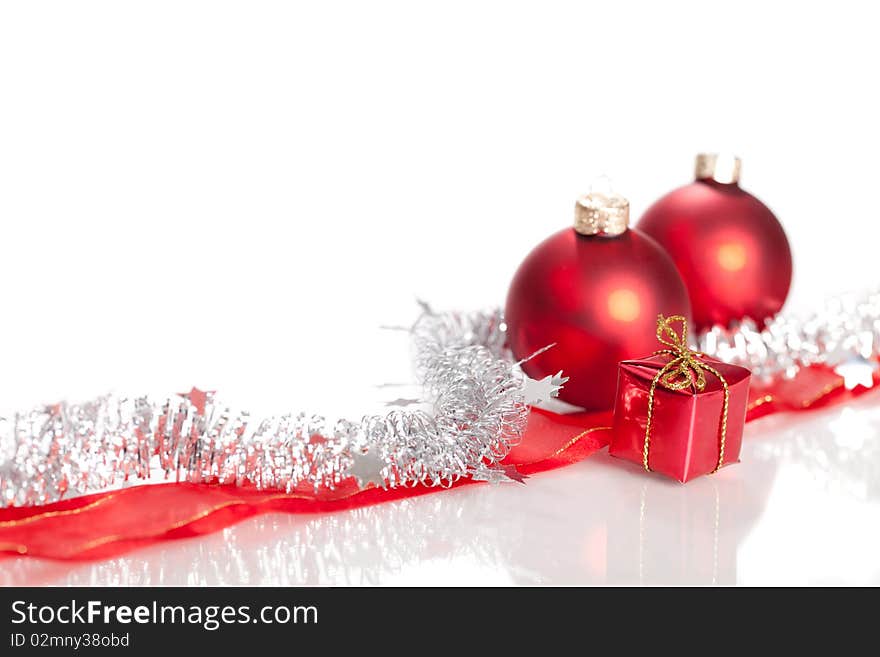 Christmas Decoration isolated on a white background. Christmas Decoration isolated on a white background