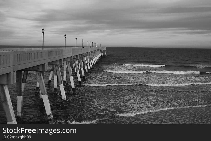 The Pier BW