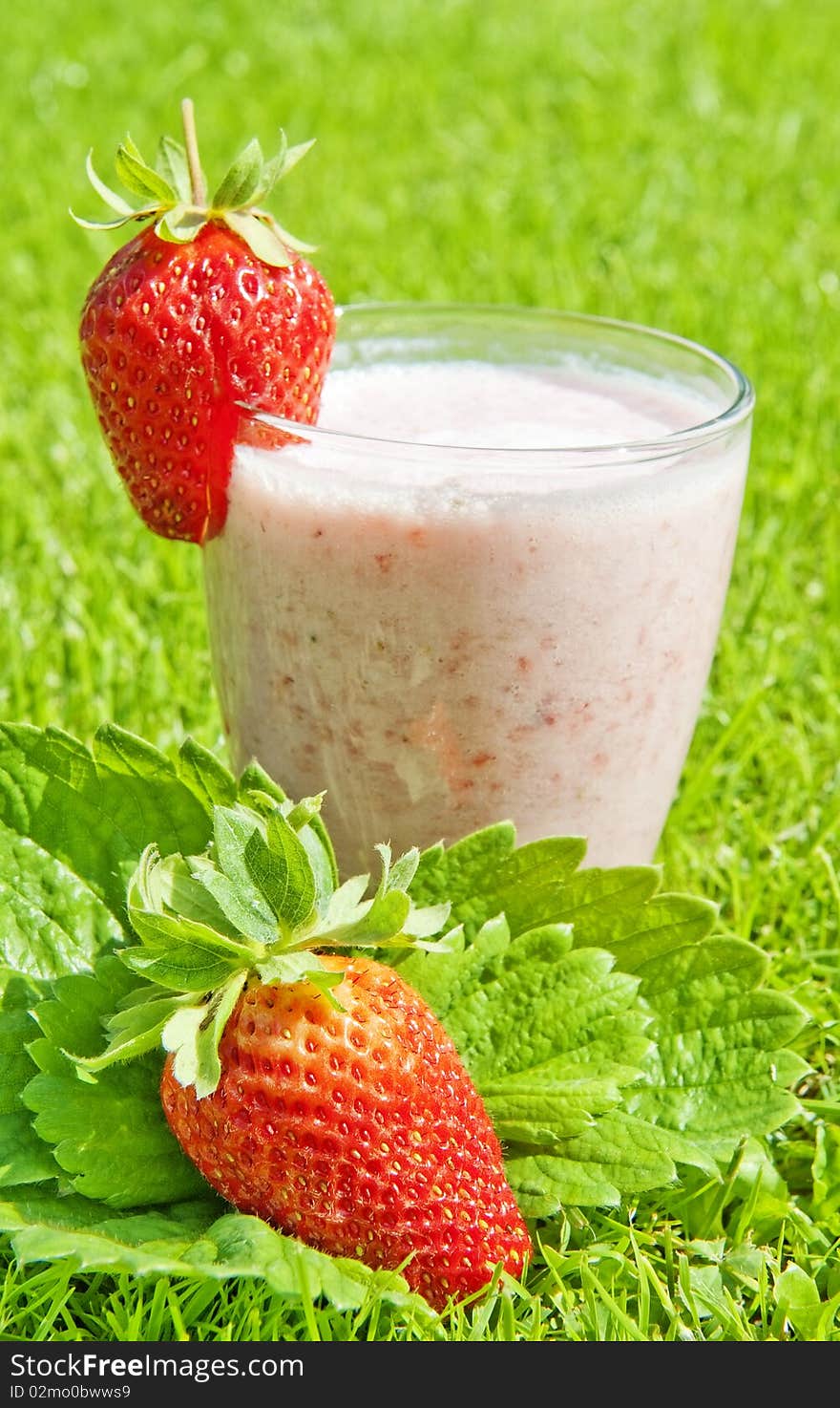 Strawberry milkshake