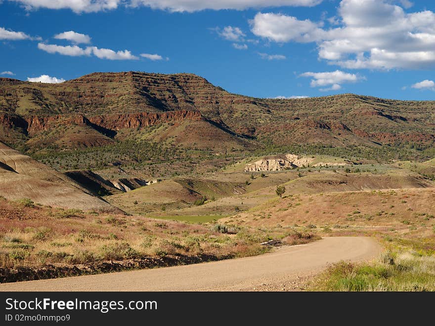 High Desert Road, Mitchell, Oregon