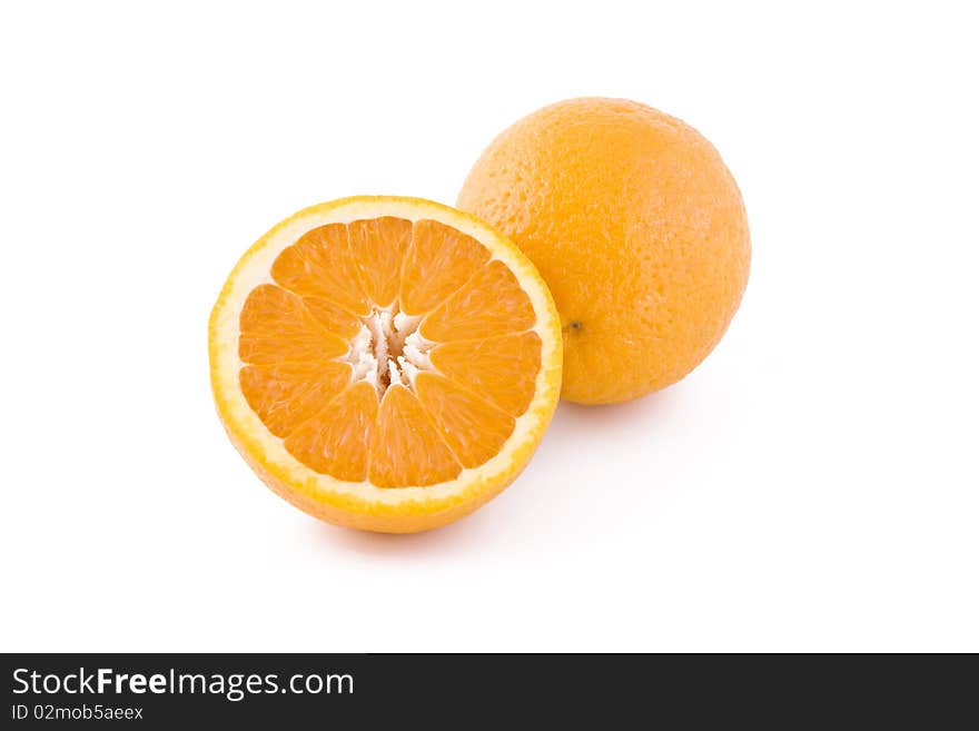 Fresh orange fruits