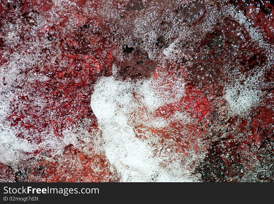 Abstract image of red liquid background. Abstract image of red liquid background