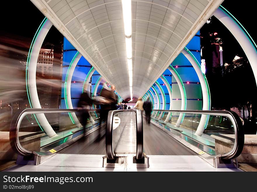 Bright walkway to the entrance