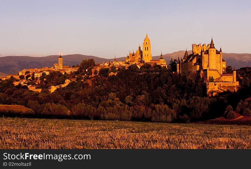 Segovia in Castile and Leon, Spain