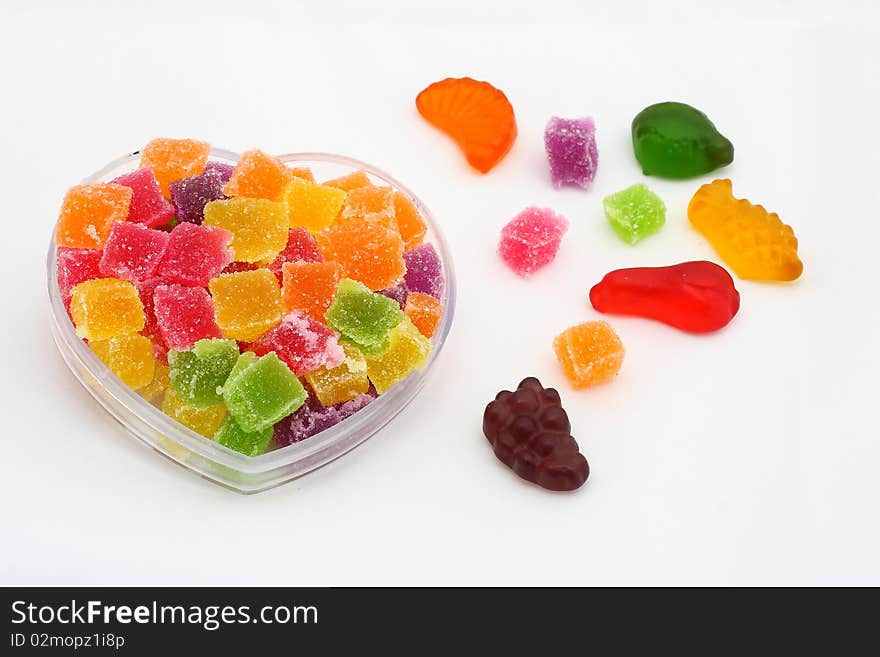 Close up of colorful candies good  jelly. Close up of colorful candies good  jelly