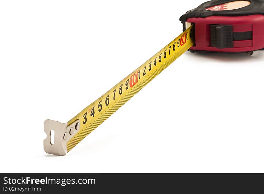 Metric Tape-measure Isolated On White