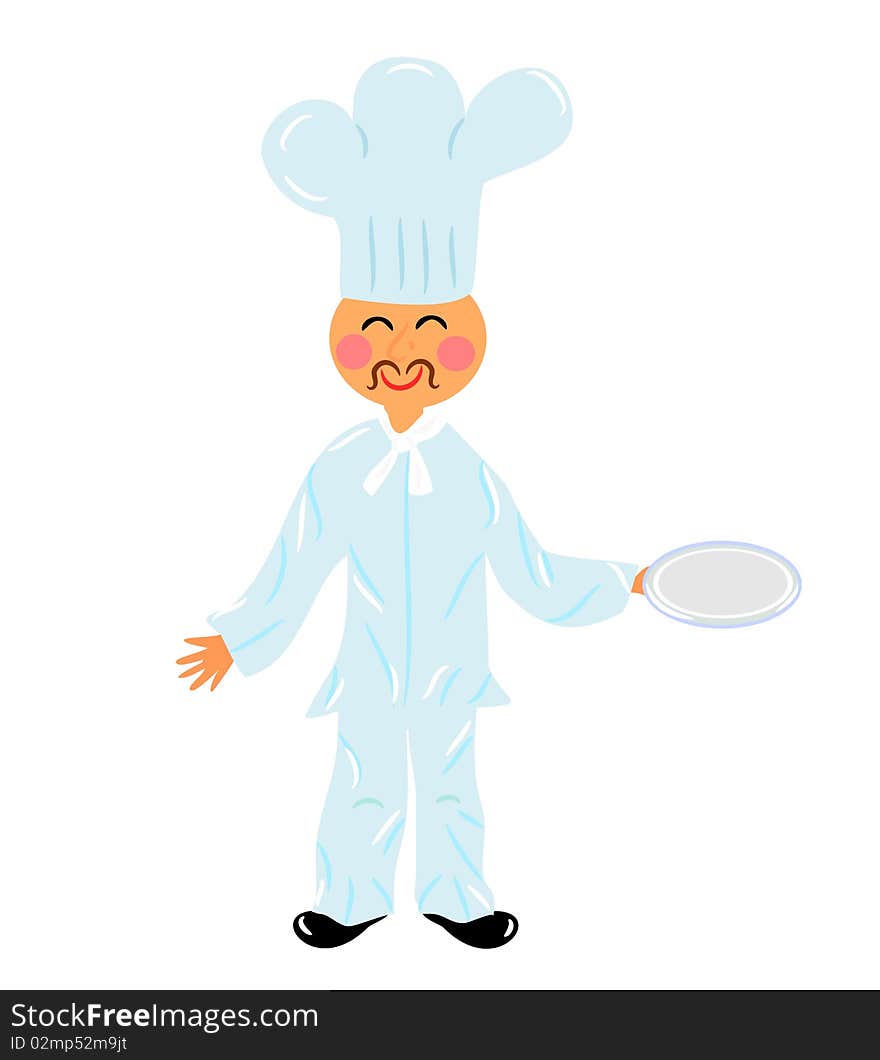 Chef With Plate