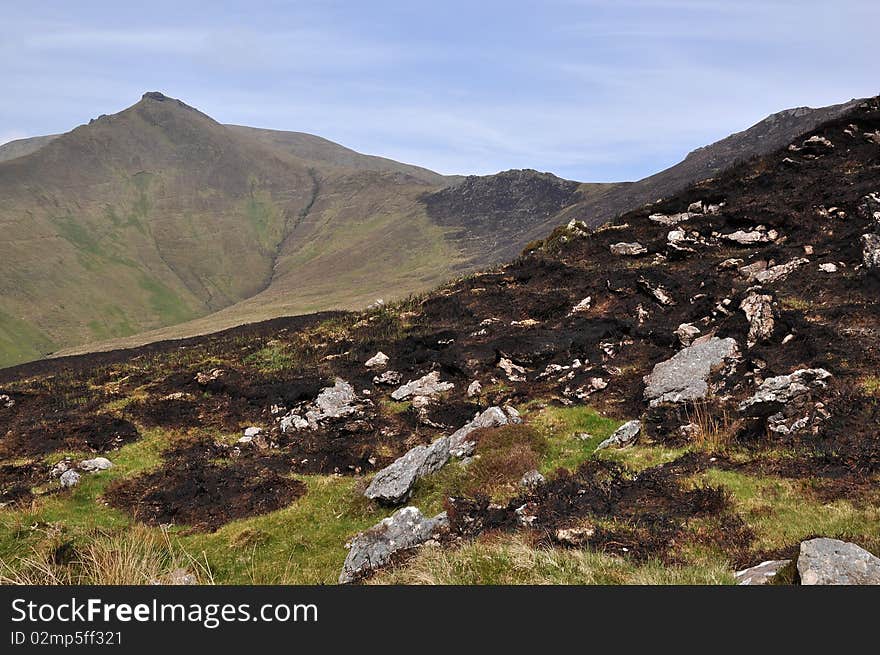 Burned Mountain, Kerry, Ireland