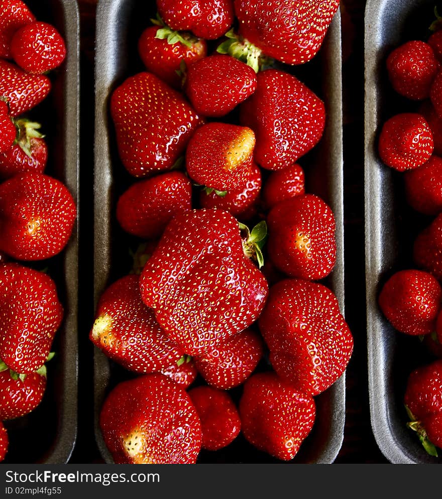 Fresh country strawberries