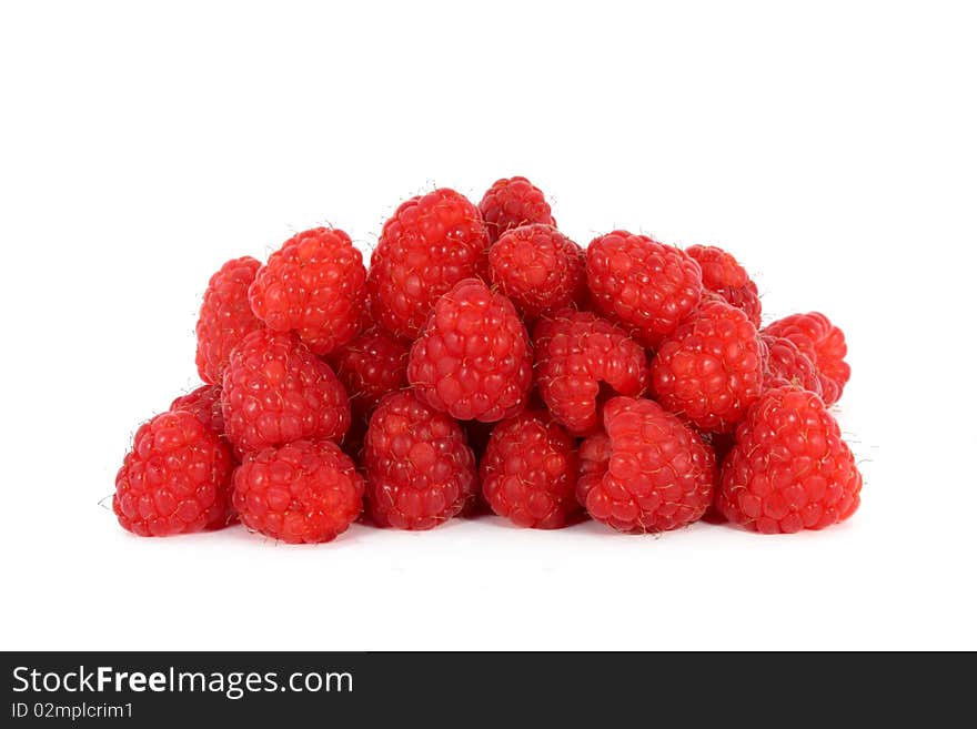 Fresh raspberries