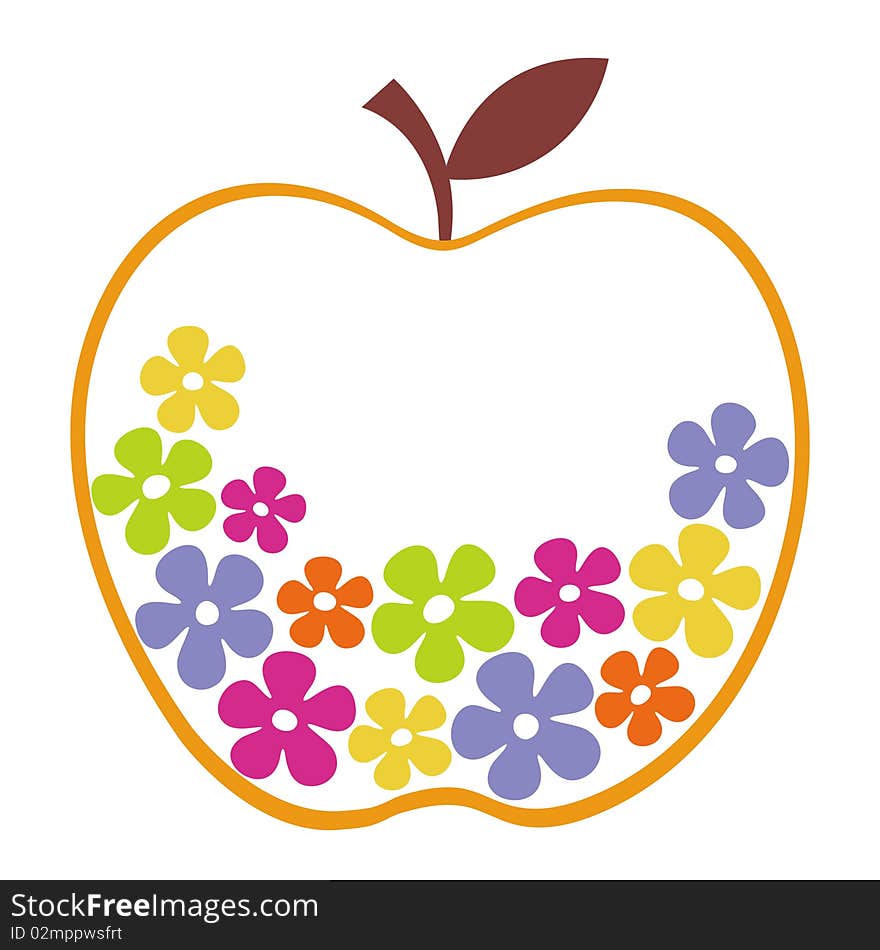 Vector apple design