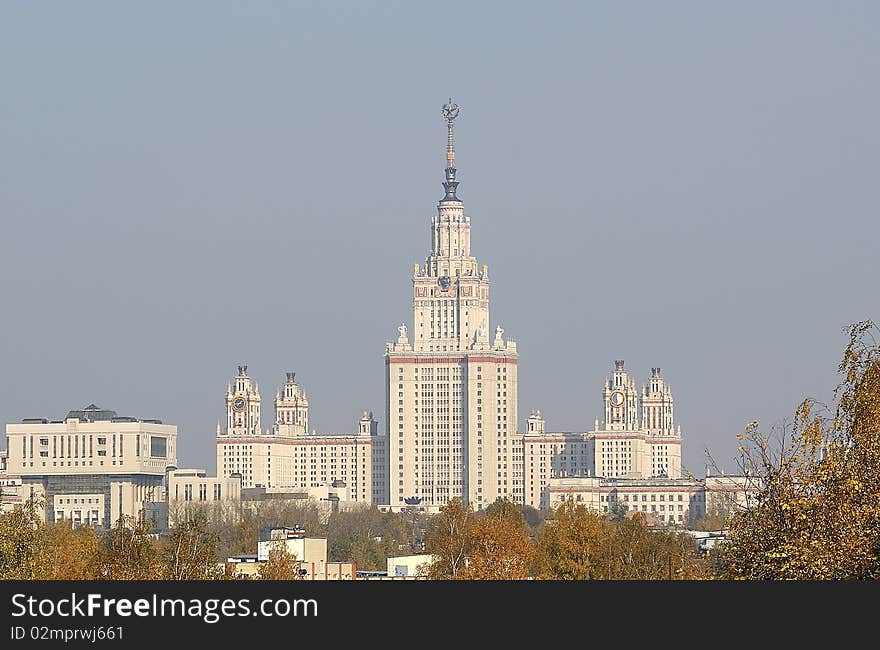 Central Building M. V. Lomonosov Moscow State Univ