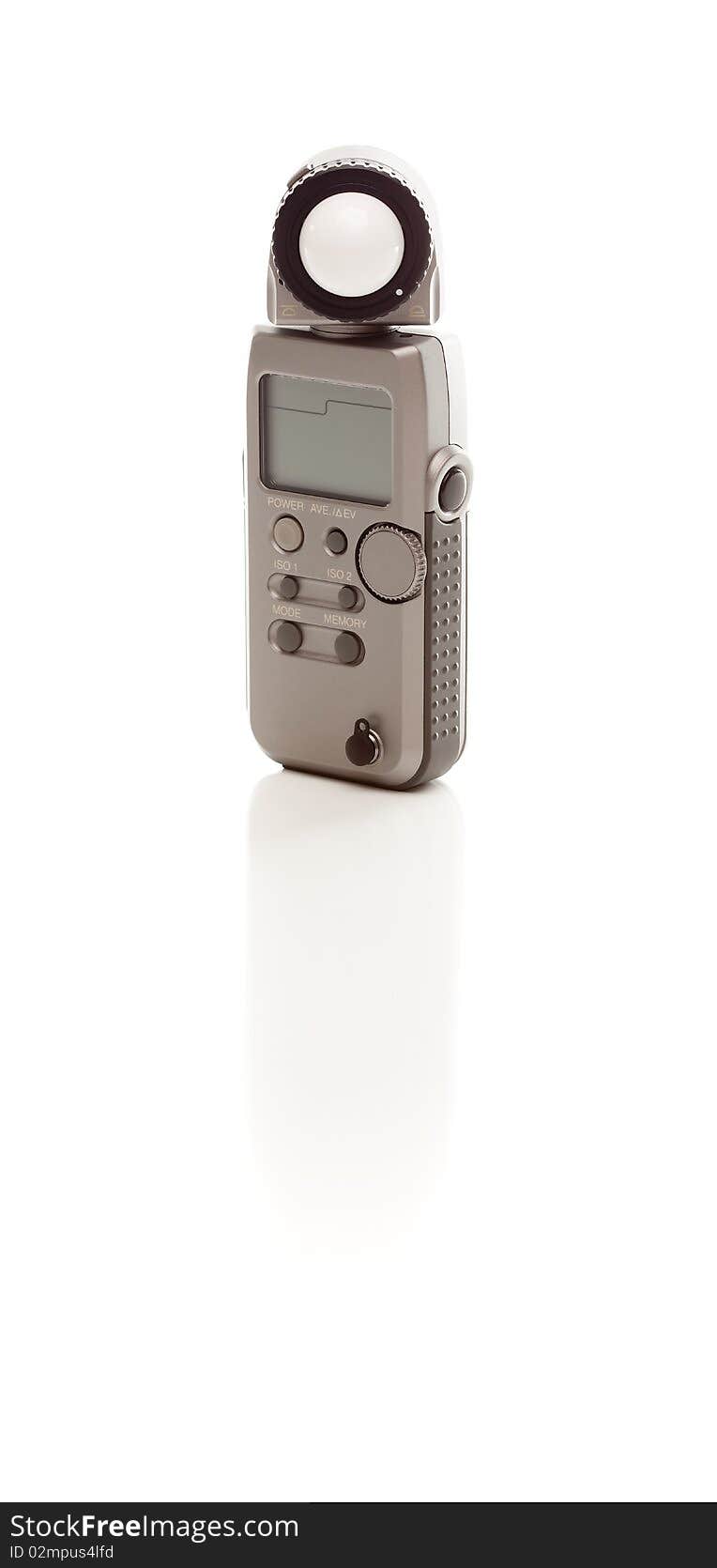 Photographic Light Meter On White