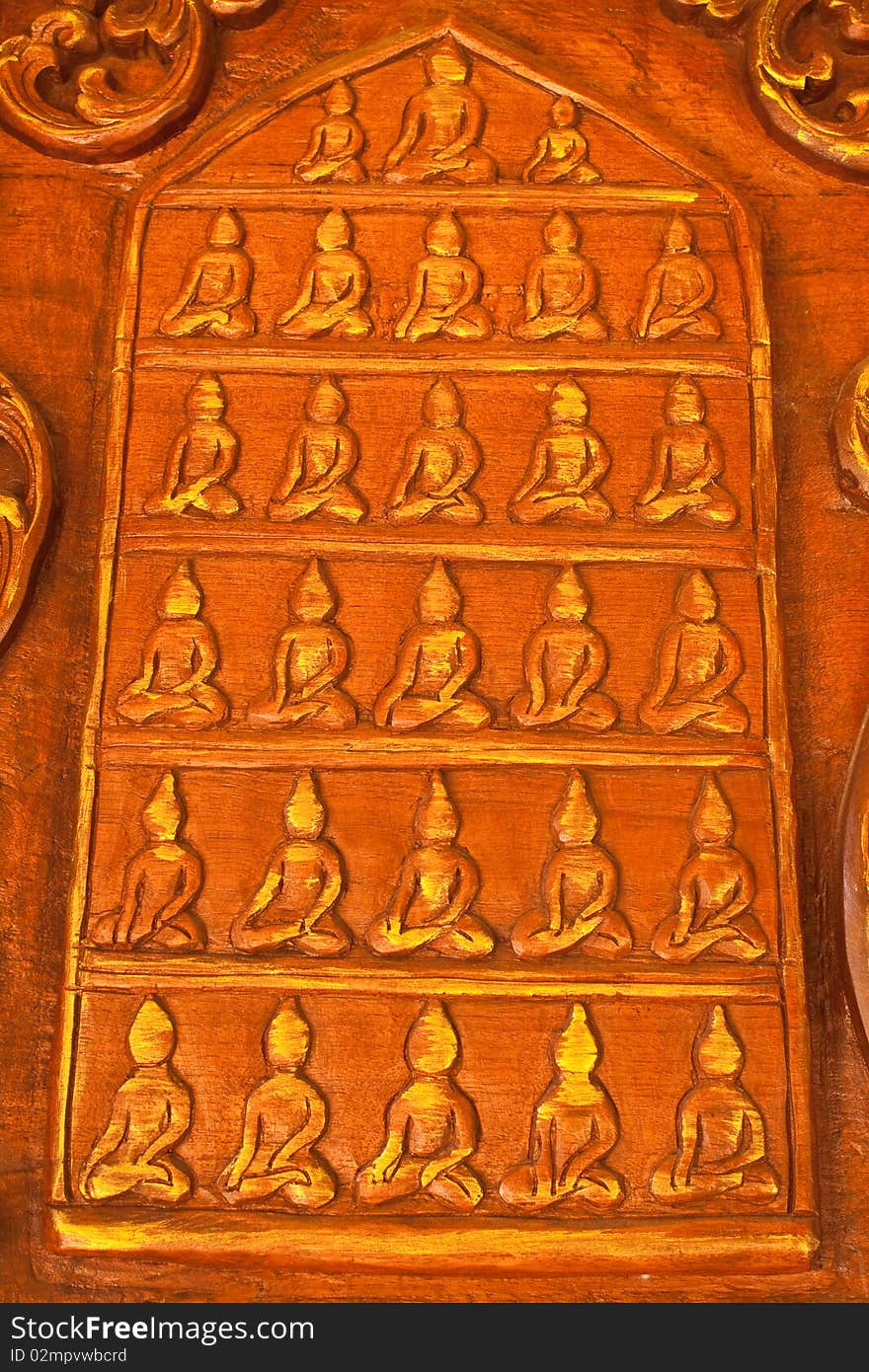 In thai call Pang Marnvichai, this is thai sixth month buddha image. In thai call Pang Marnvichai, this is thai sixth month buddha image