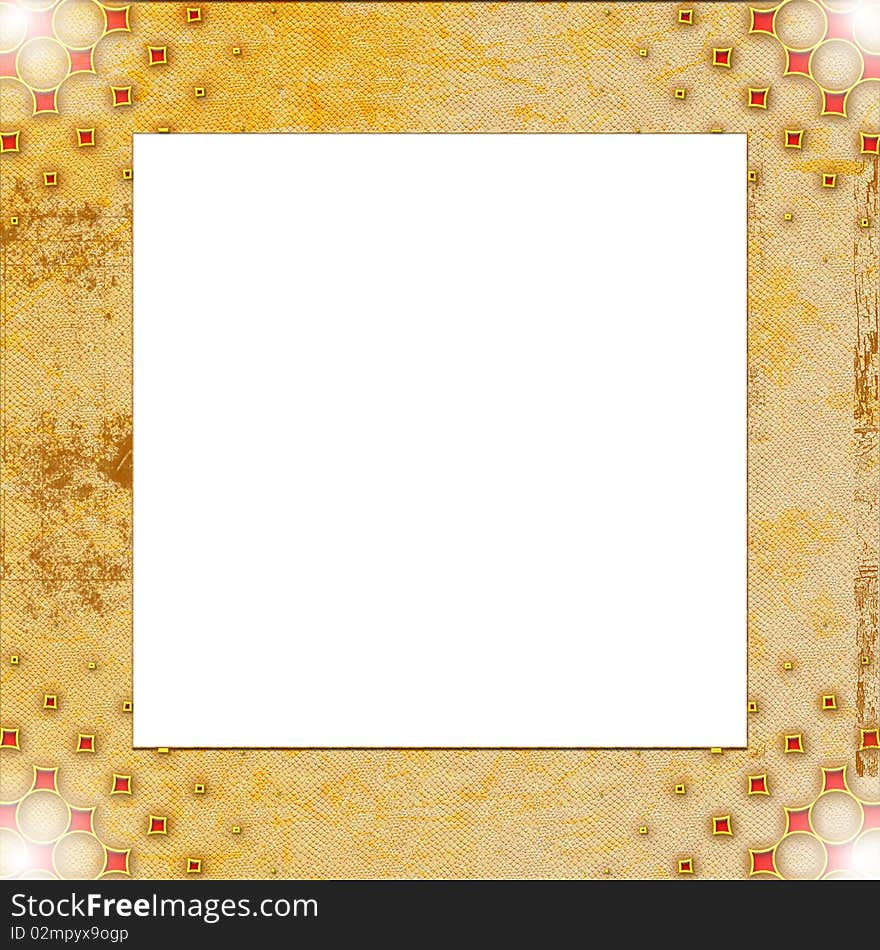 Vintage photo frame for web or wallpaper with classy patterns. Vintage photo frame for web or wallpaper with classy patterns