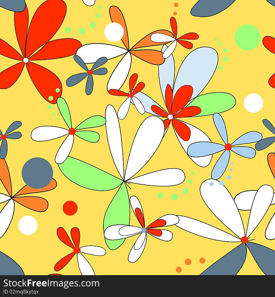 Seamless Floral Background