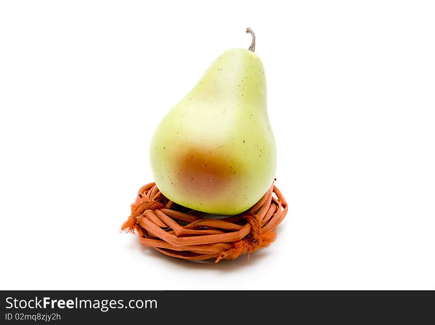 Pear freshens up bound straw