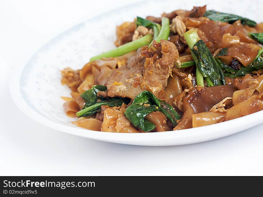 Fried noodle with pork