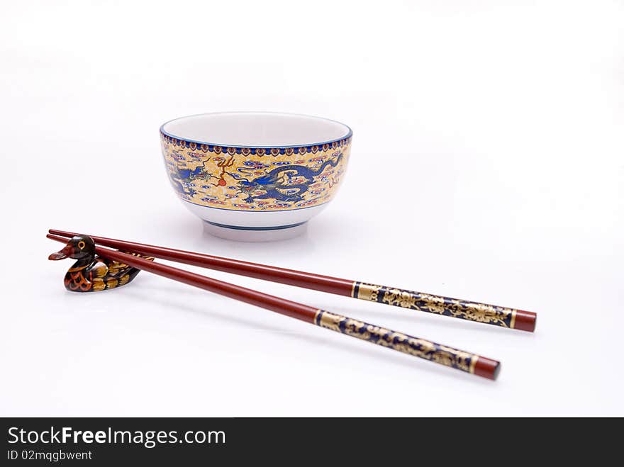 Bowl With Chop Sticks