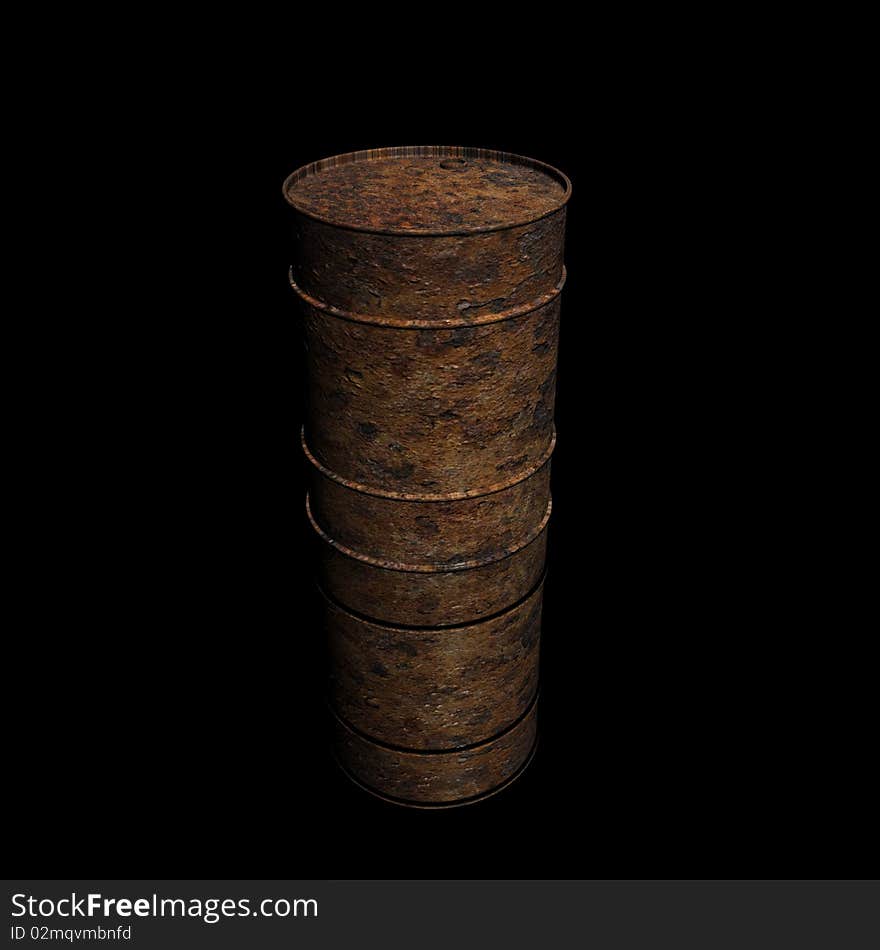 Rusty barrel