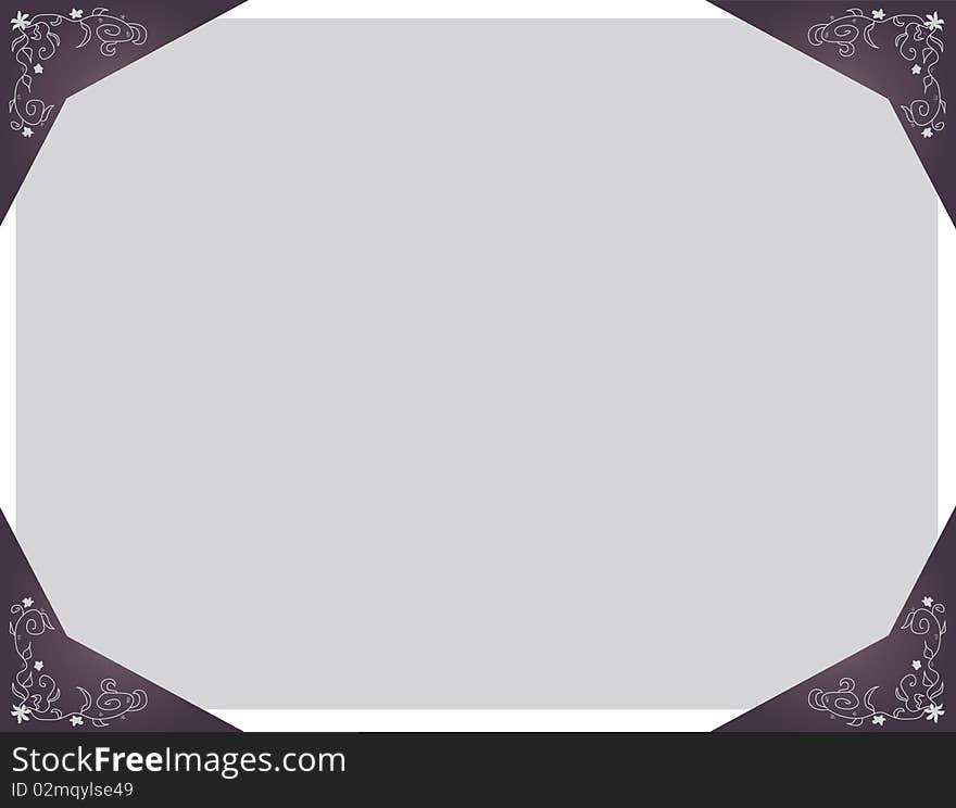 Photo frame with space for your image