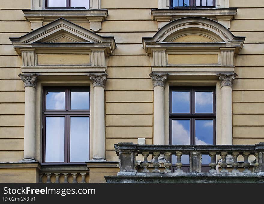 Old House On The Main Square In Cracow