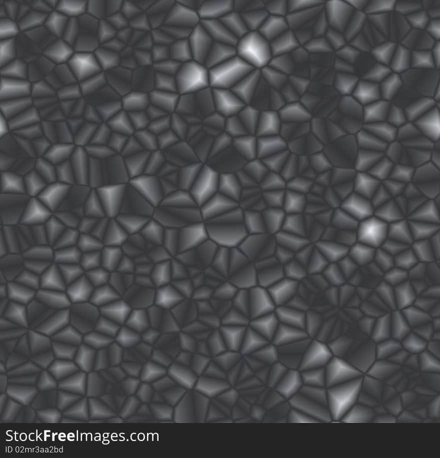 Seamless abstract background. Gray image, metal style