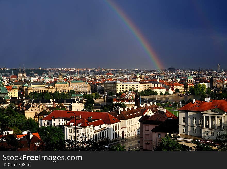 The Prague And Rainbow