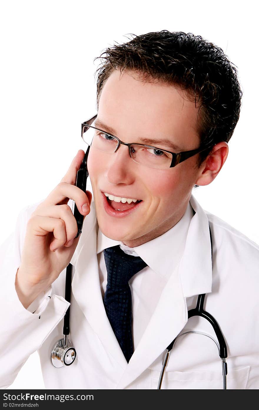 Young and attractive doctor assistant