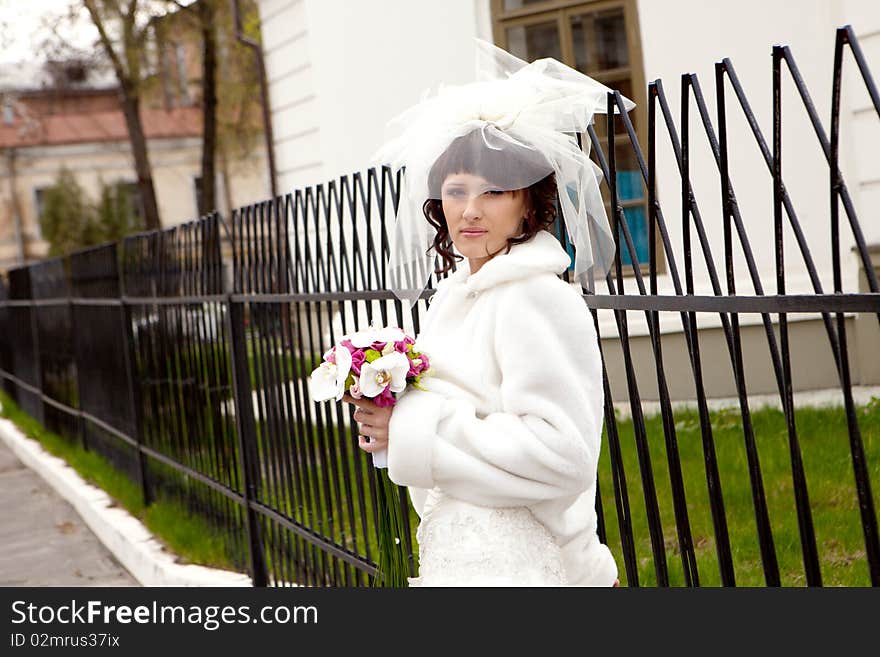 Young beautiful bride