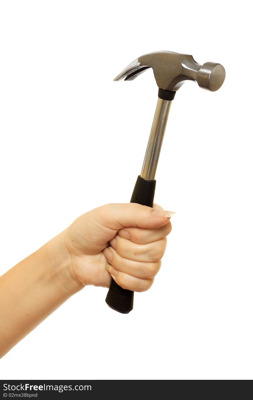 Hammer In A Beautiful Female Hand