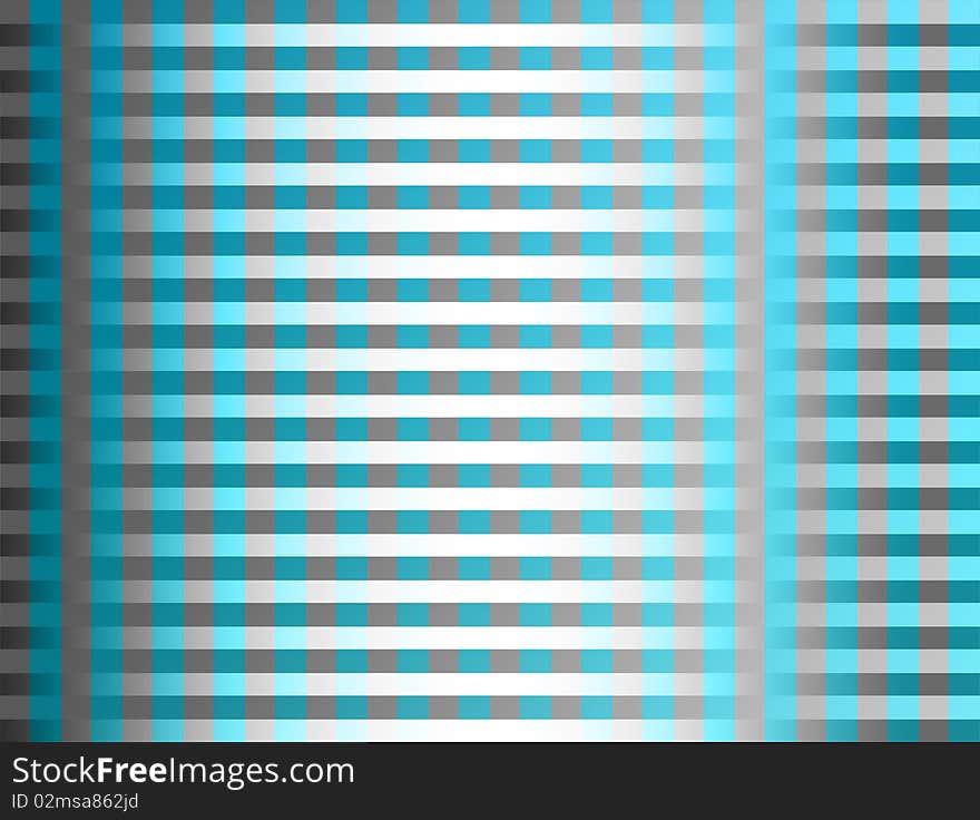 Blue and gray squares with blue lines. Illustration