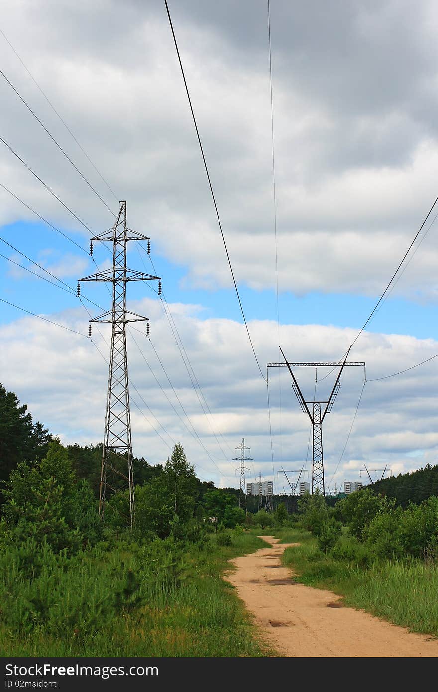 High voltage line