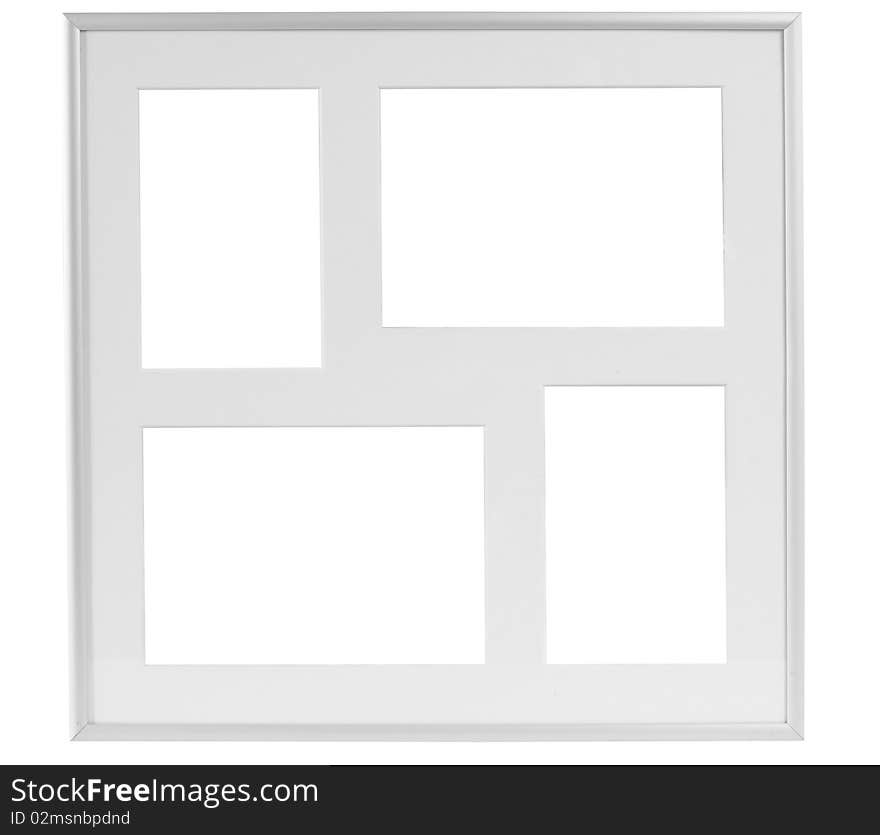 Multiple frame isolated over white. Multiple frame isolated over white.