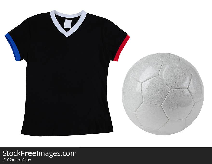 Soccer T-Shirt. Isolated