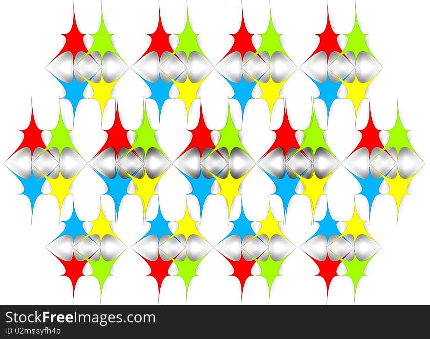 A vector of a colorful background pattern. A vector of a colorful background pattern