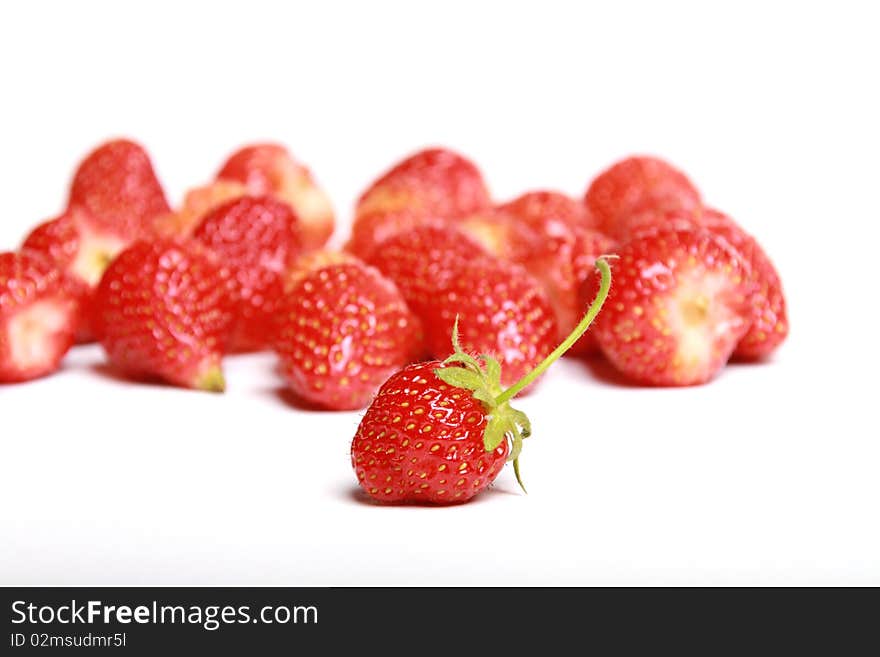 Strawberry isolated on white background. Strawberry isolated on white background