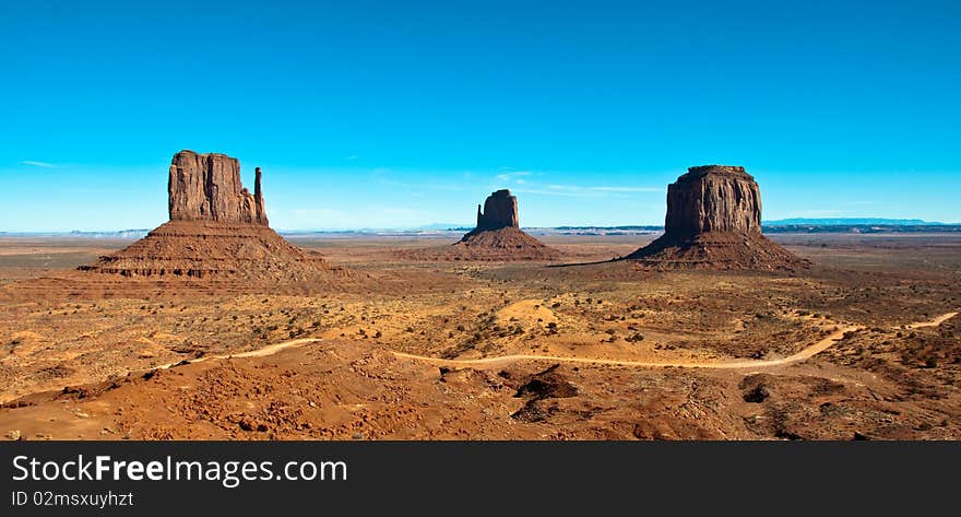 Classic Monument Valley view