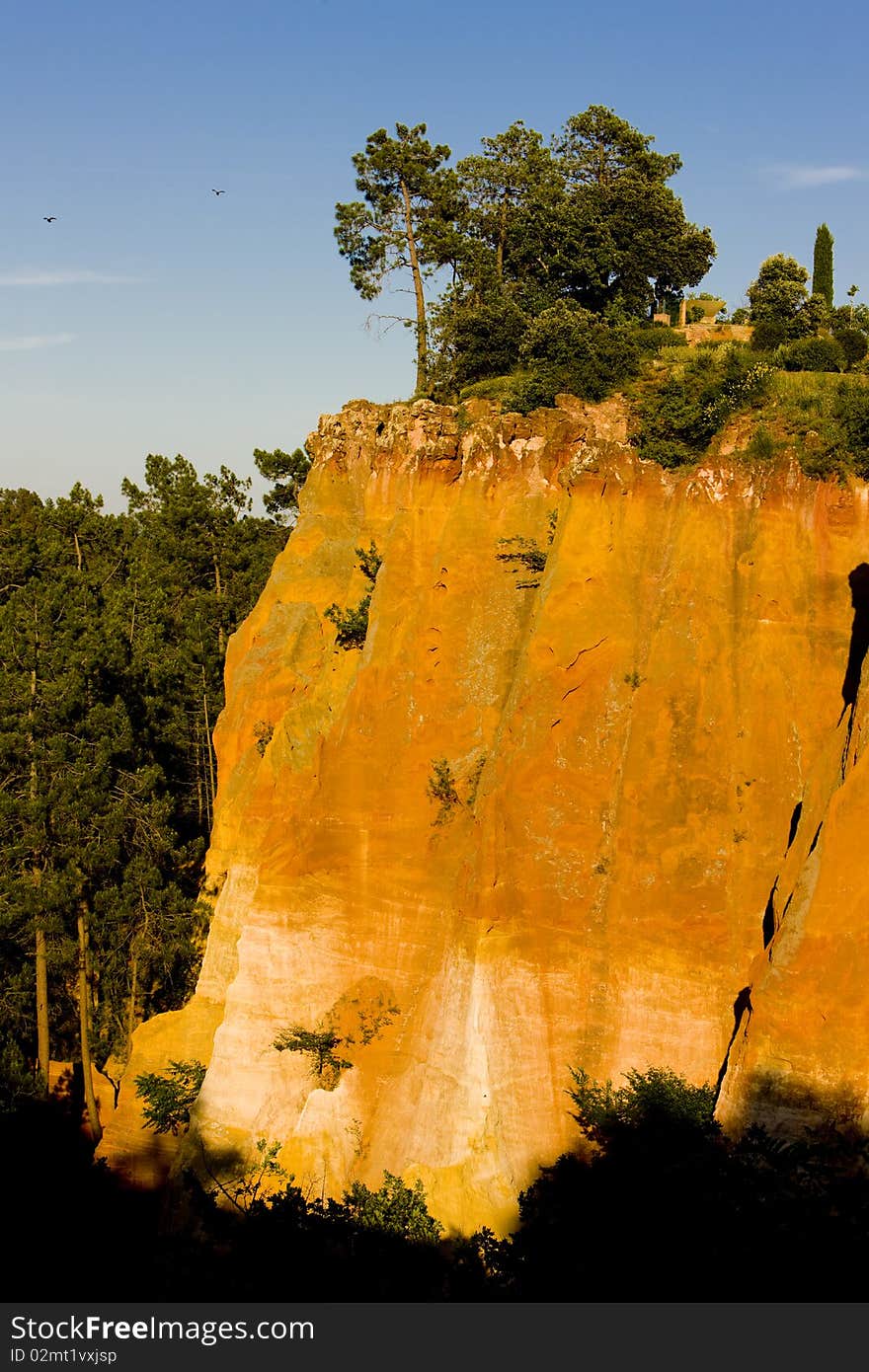 Landscape near Roussillon, Provence, France