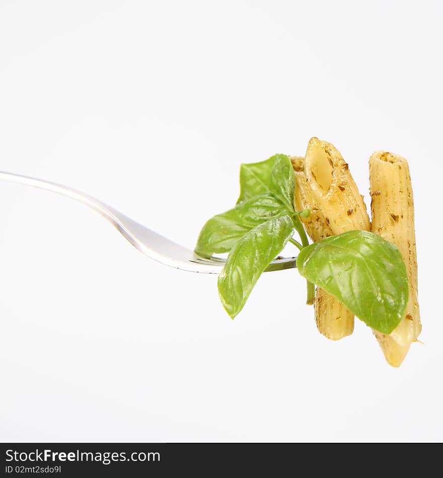 Penne with pesto