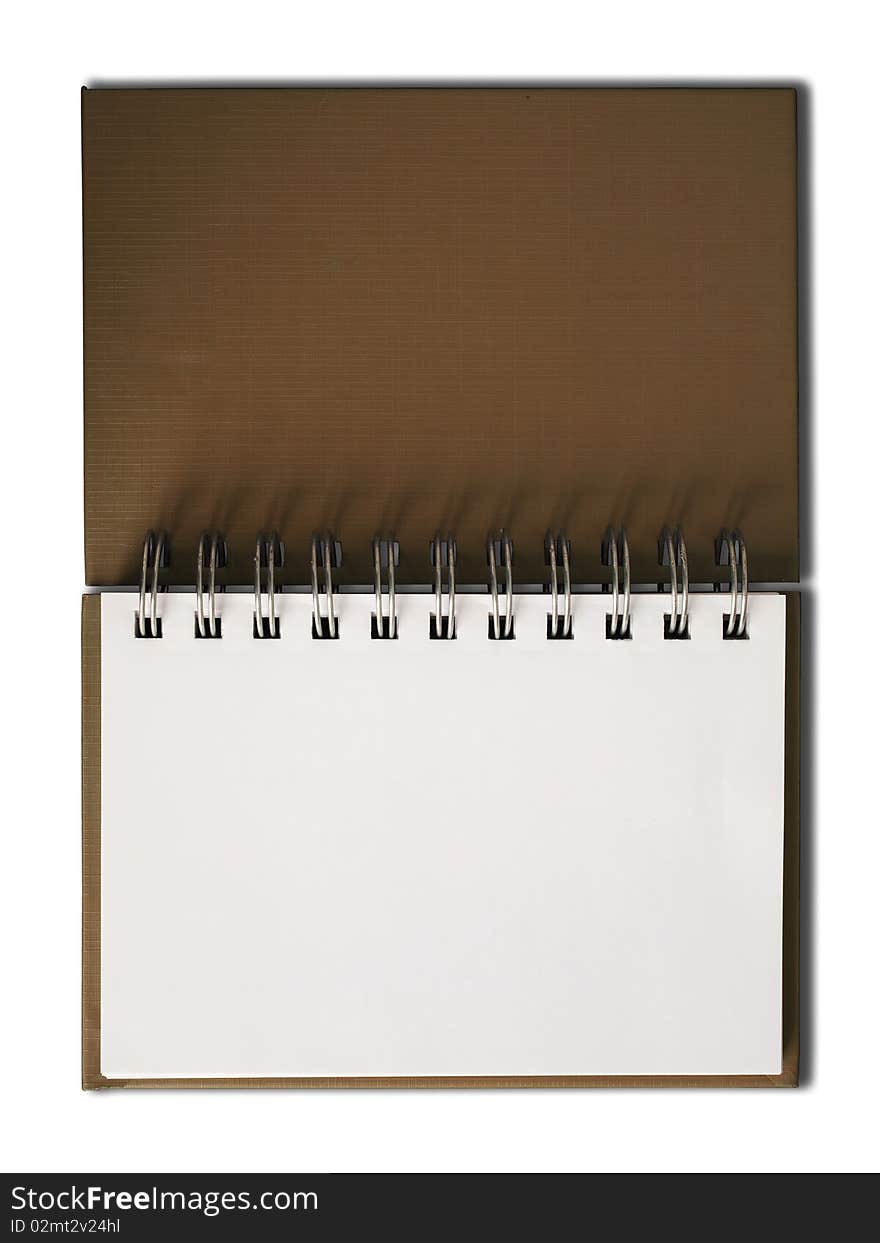 Brown Notebook horizontal