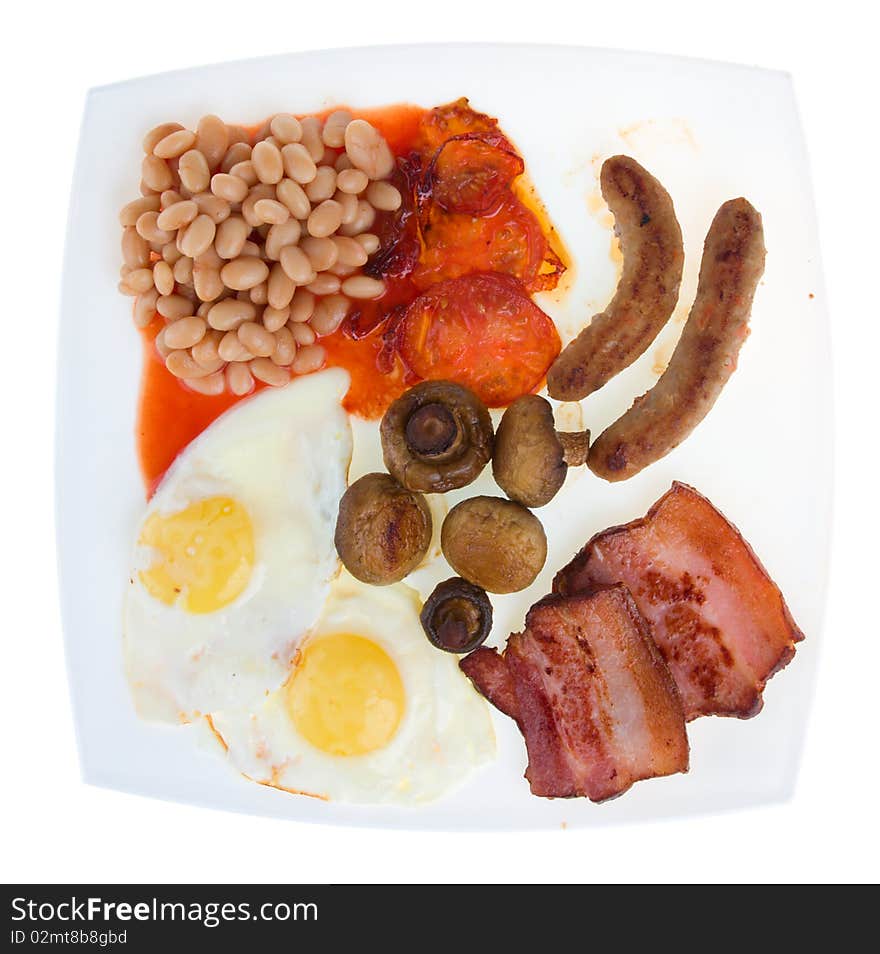 Traditional english breakfast