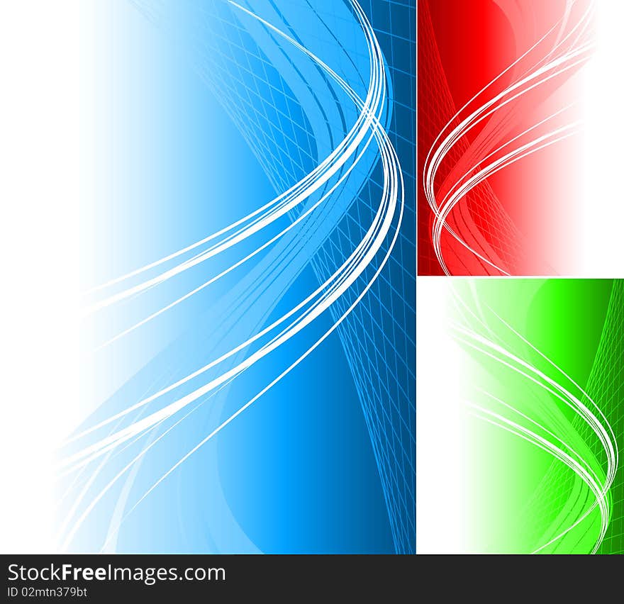 Abstract background with copy space in three colors. Abstract background with copy space in three colors