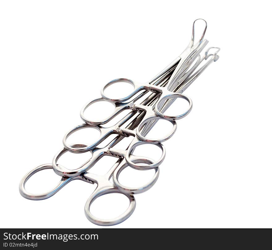 Surgical instrument on a white background