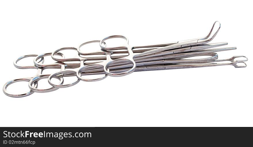 Surgical instrument on a white background