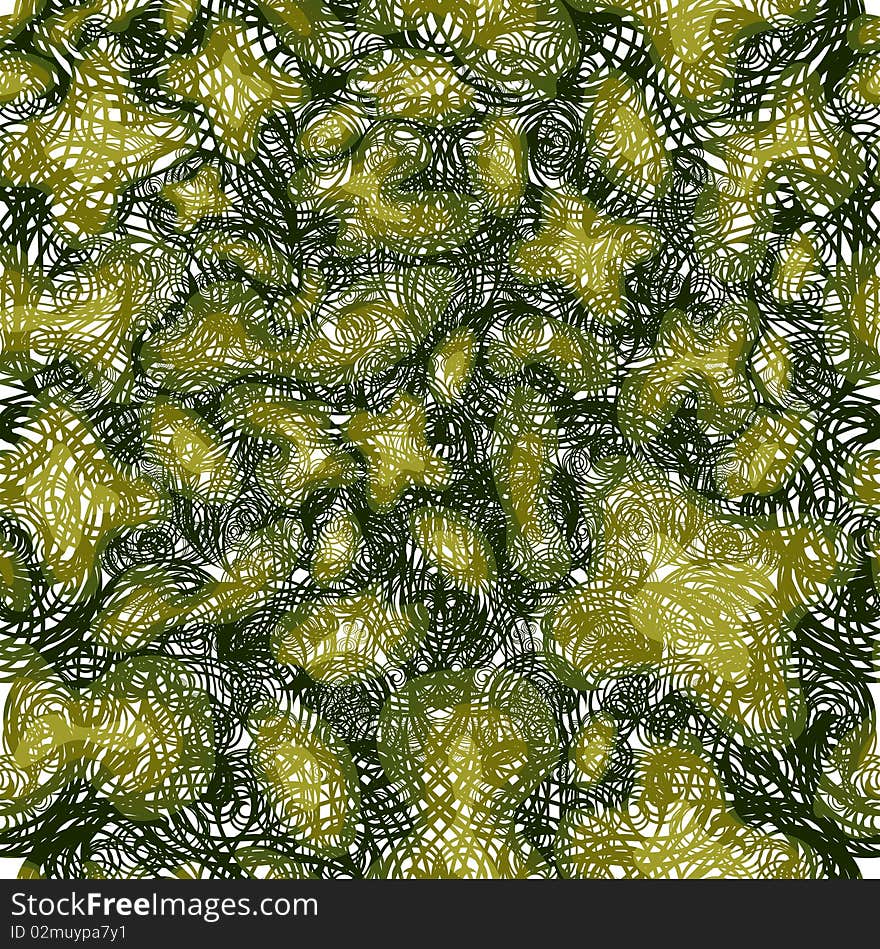 Grunge Military Spotted Green Pattern