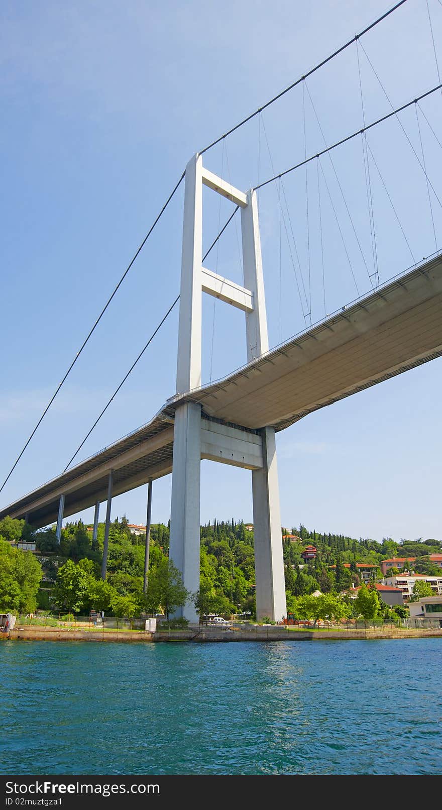 Support Of A Large Suspension Bridge